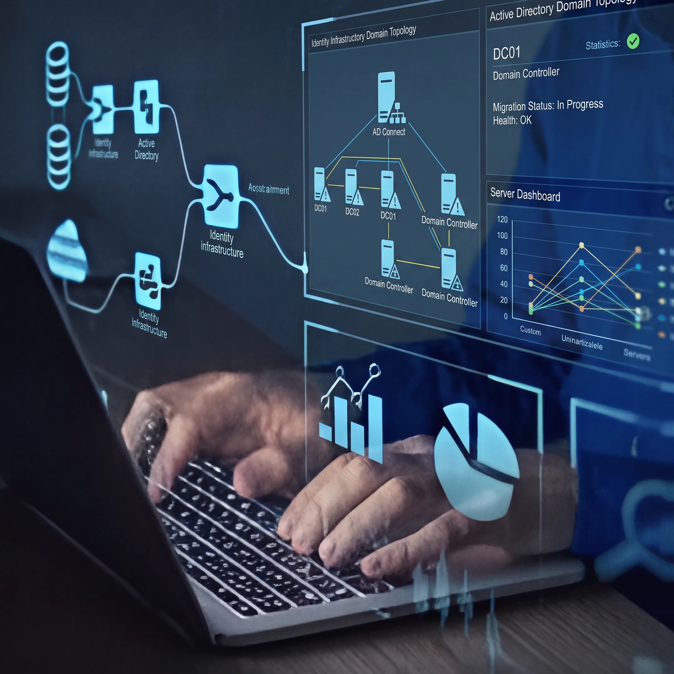 IT engineer planning an Active Directory migration