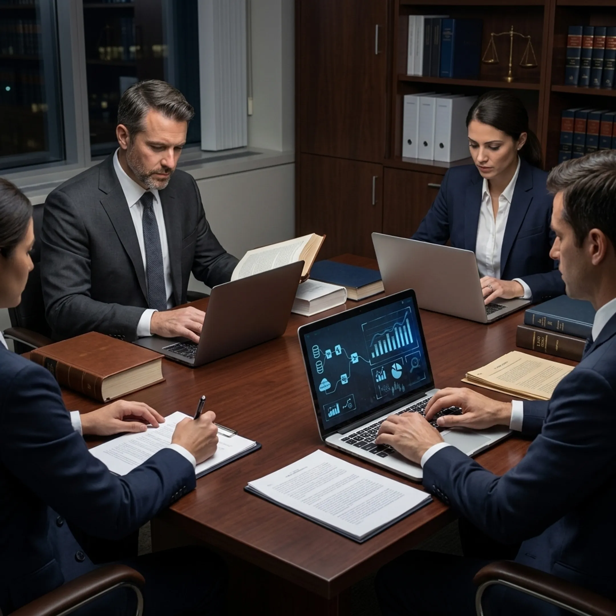 Secure technology setup in a law office