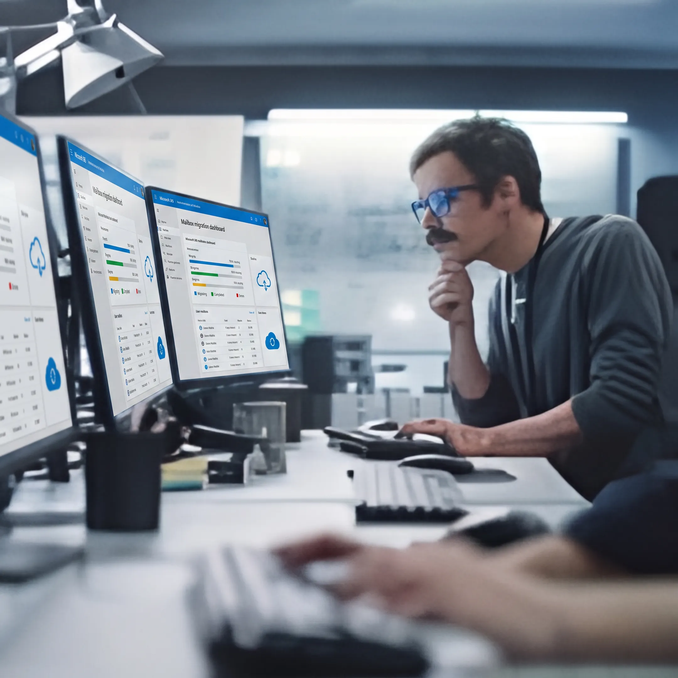 IT engineer managing a Microsoft 365 mailbox migration