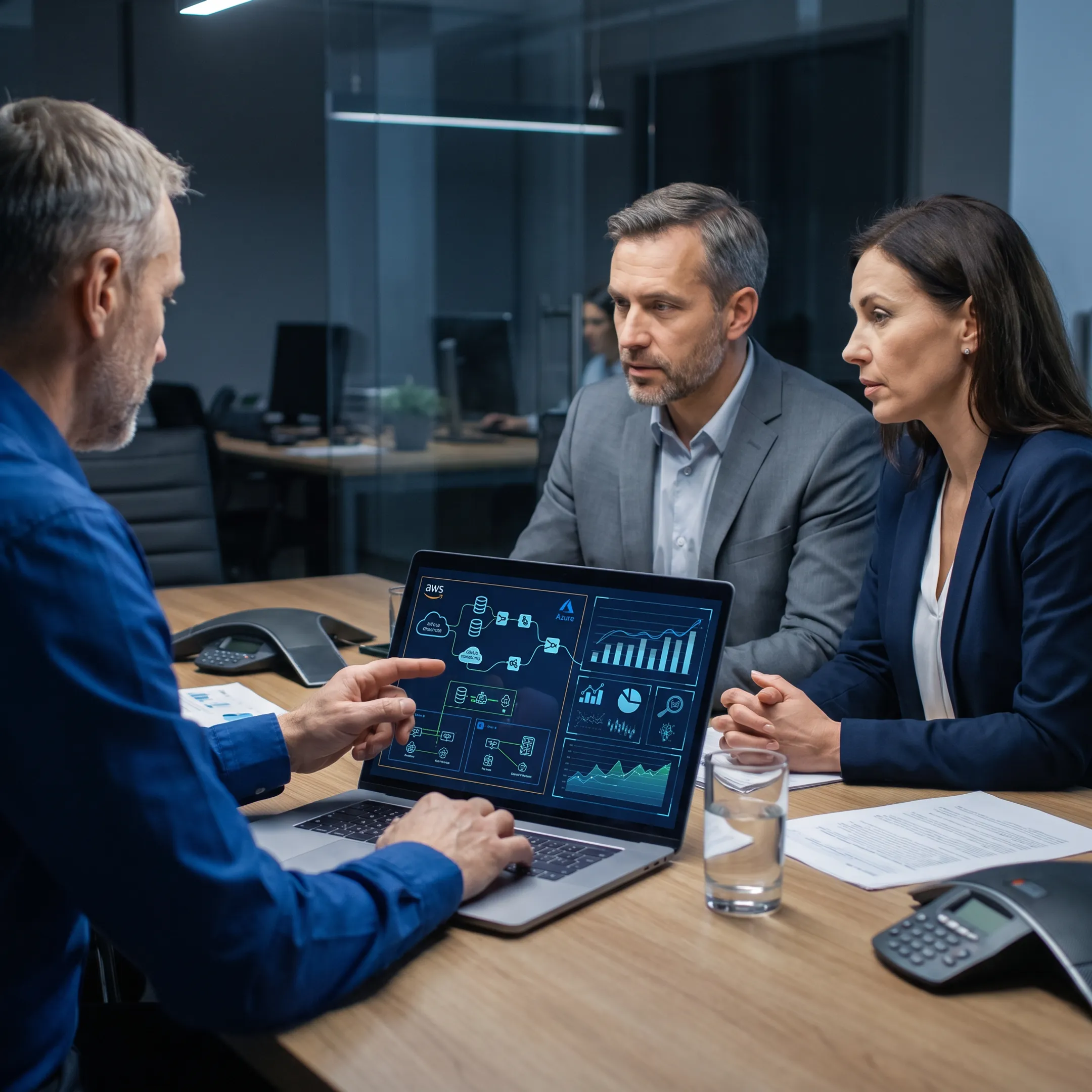 IT consultant reviewing a Virginia business technology plan
