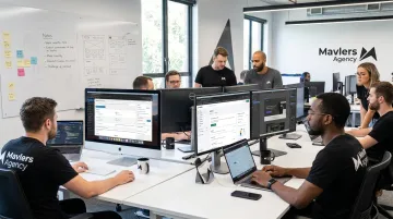 White-label web development team delivering branded agency website projects