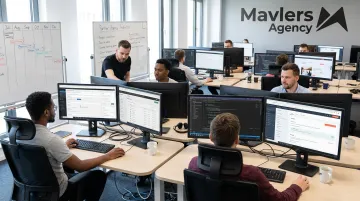 Mavlers Agency web development team building white-label websites for agency clients