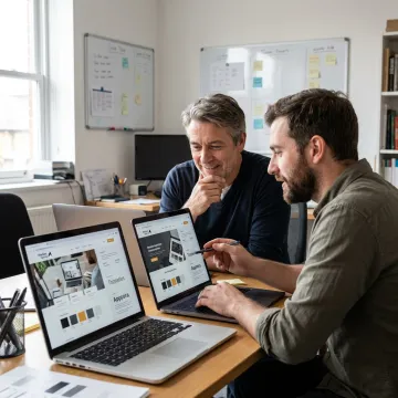 Small business website design consultation