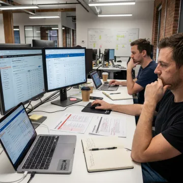 SEO outsourcing team planning organic growth