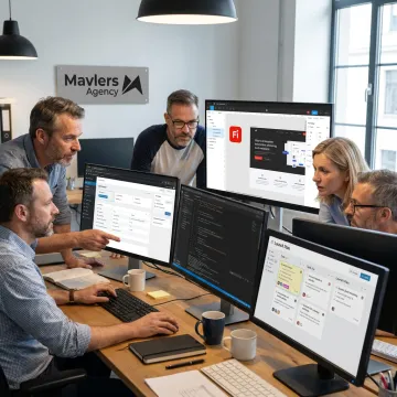 Enterprise web design and development team