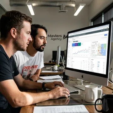 SEO team analyzing search rankings in Sacramento