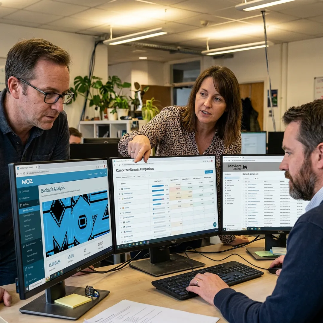 SEO team planning an off-page SEO campaign