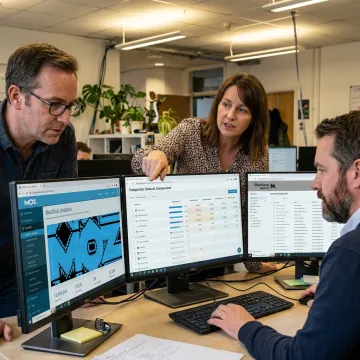 SEO team planning an off-page SEO campaign