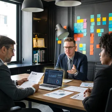 White label consulting team collaborating