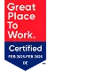 Great Place To Work Certified badge