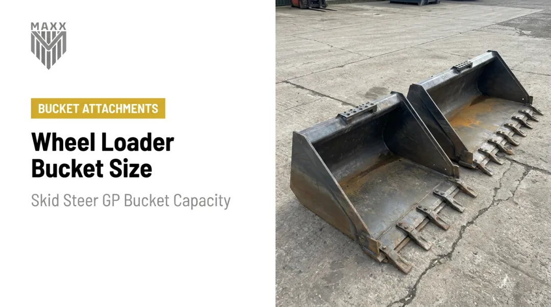 Wheel Loader Bucket Size
