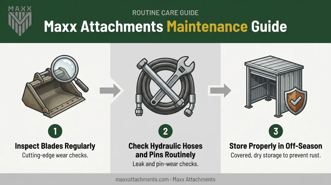 Three essential maintenance habits for extending skid steer tree shear lifespan
