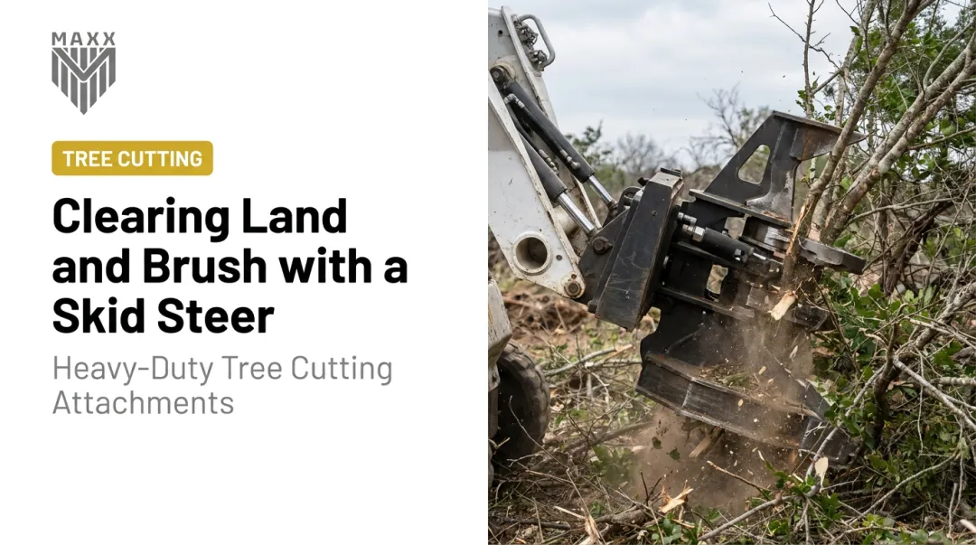Clearing Land and Brush with a Skid Steer