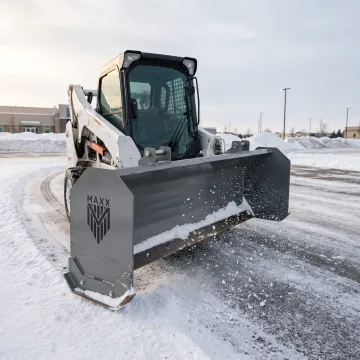 Municipal snow removal bucket