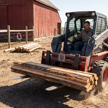 Lumber Forks in an agricultural setting