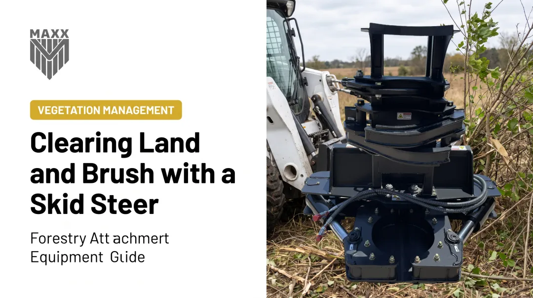Clearing Land and Brush with a Skid Steer