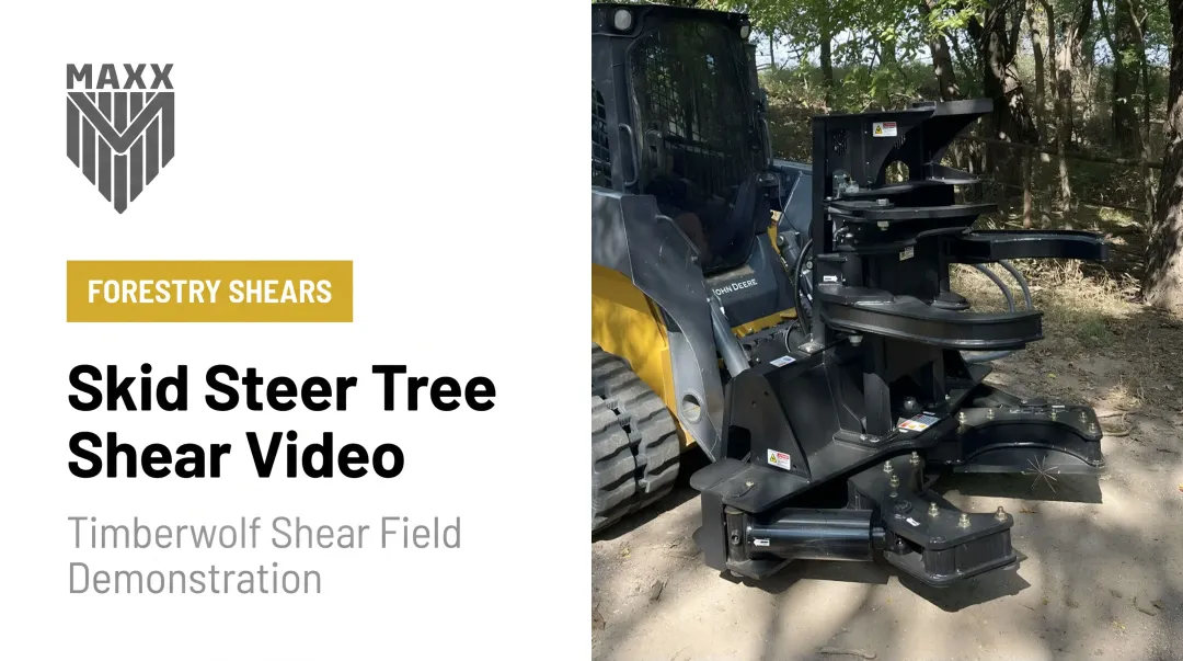 Skid Steer Tree Shear Video