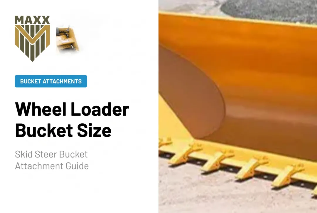 Wheel Loader Bucket Size