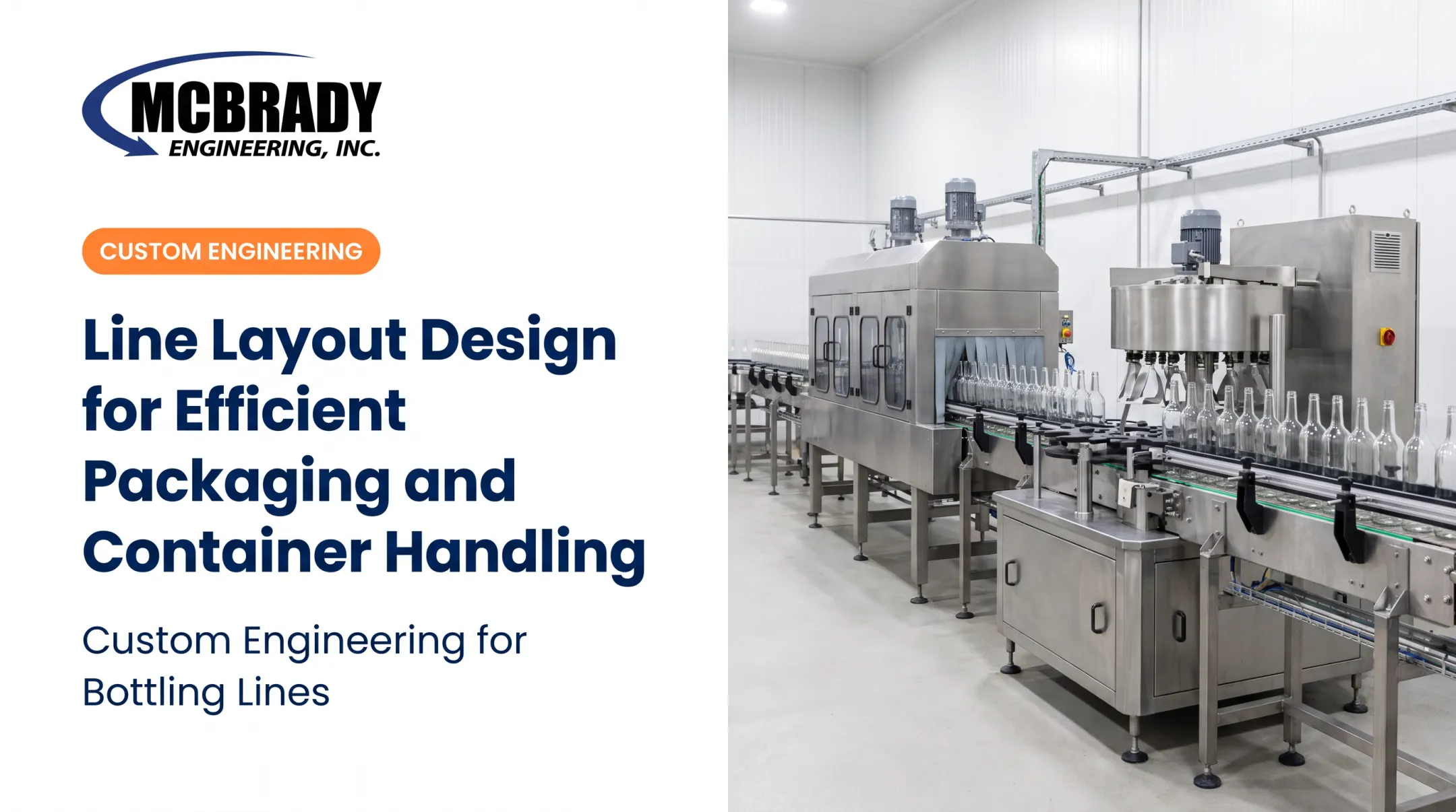Line Layout Design for Efficient Packaging and Container Handling