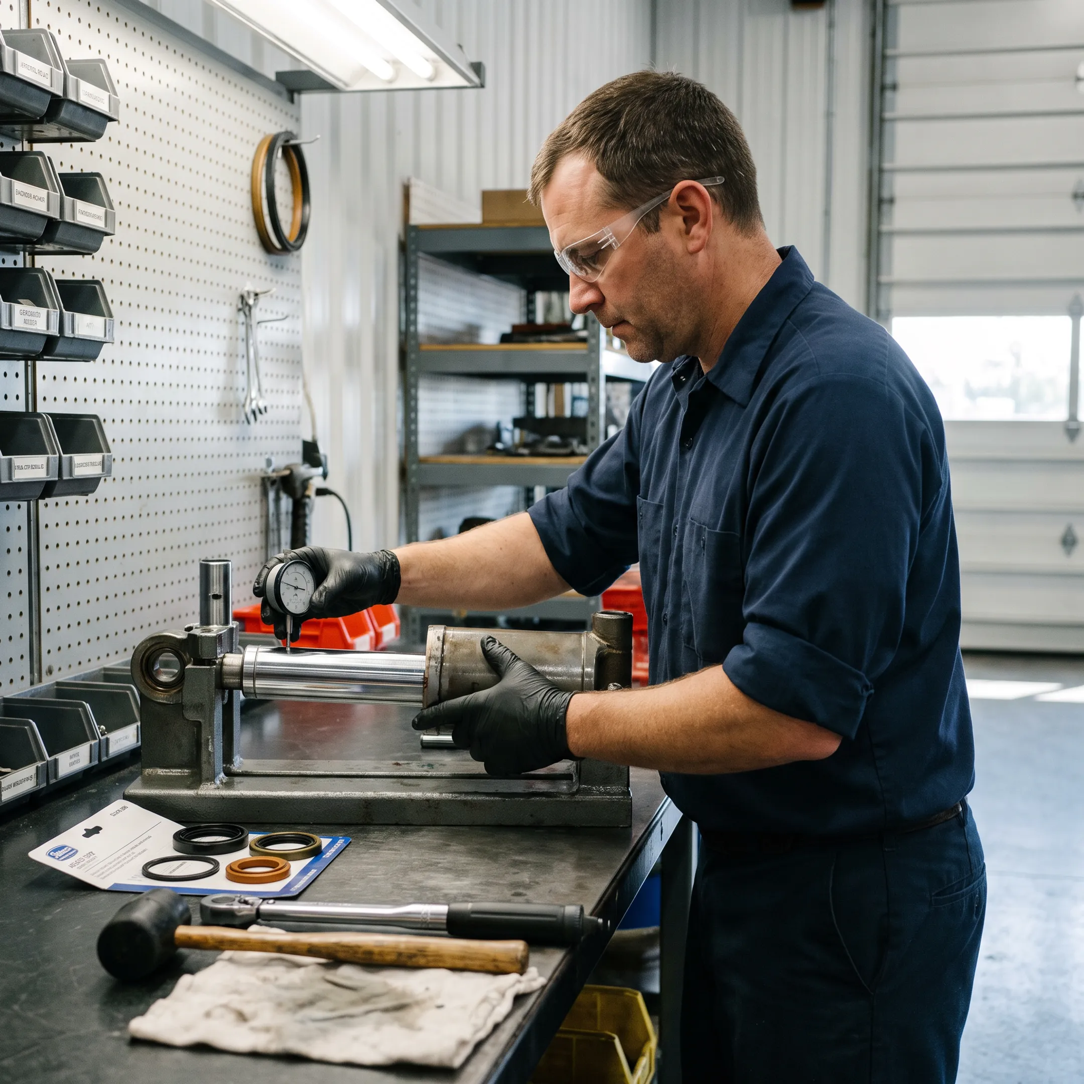 Hydraulic Cylinder Rebuild & Ship-In Repair Service