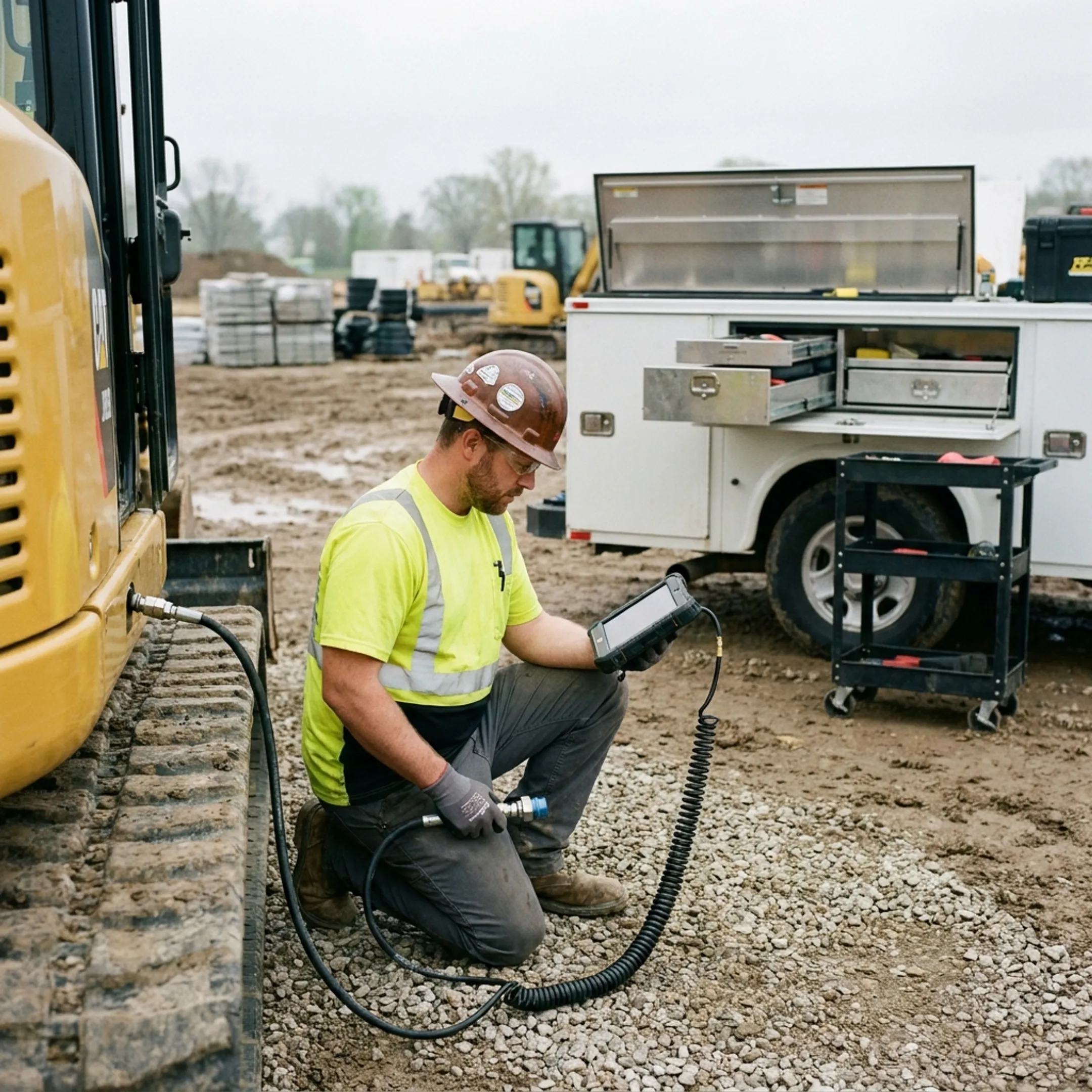 Mobile Hydraulic Hose Repair Services