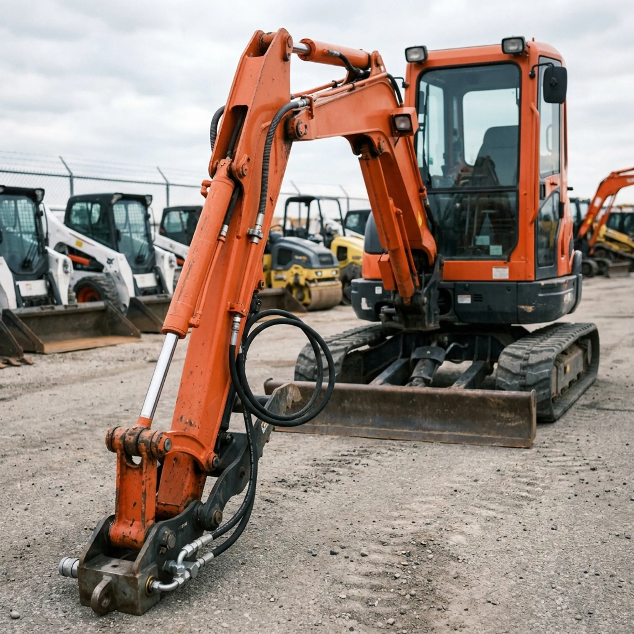 Excavator hydraulic quick couplers