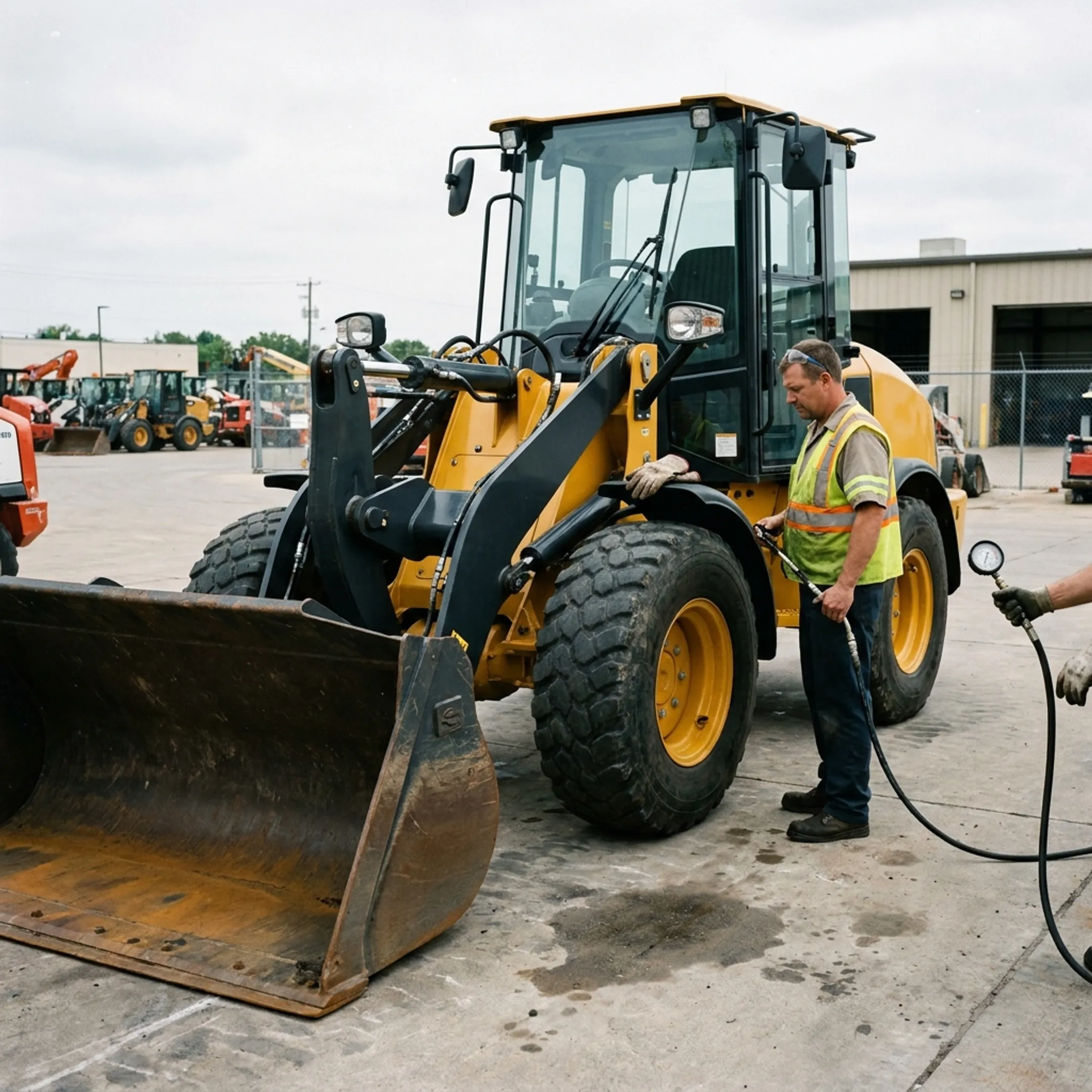 Rental fleet wheel loader
