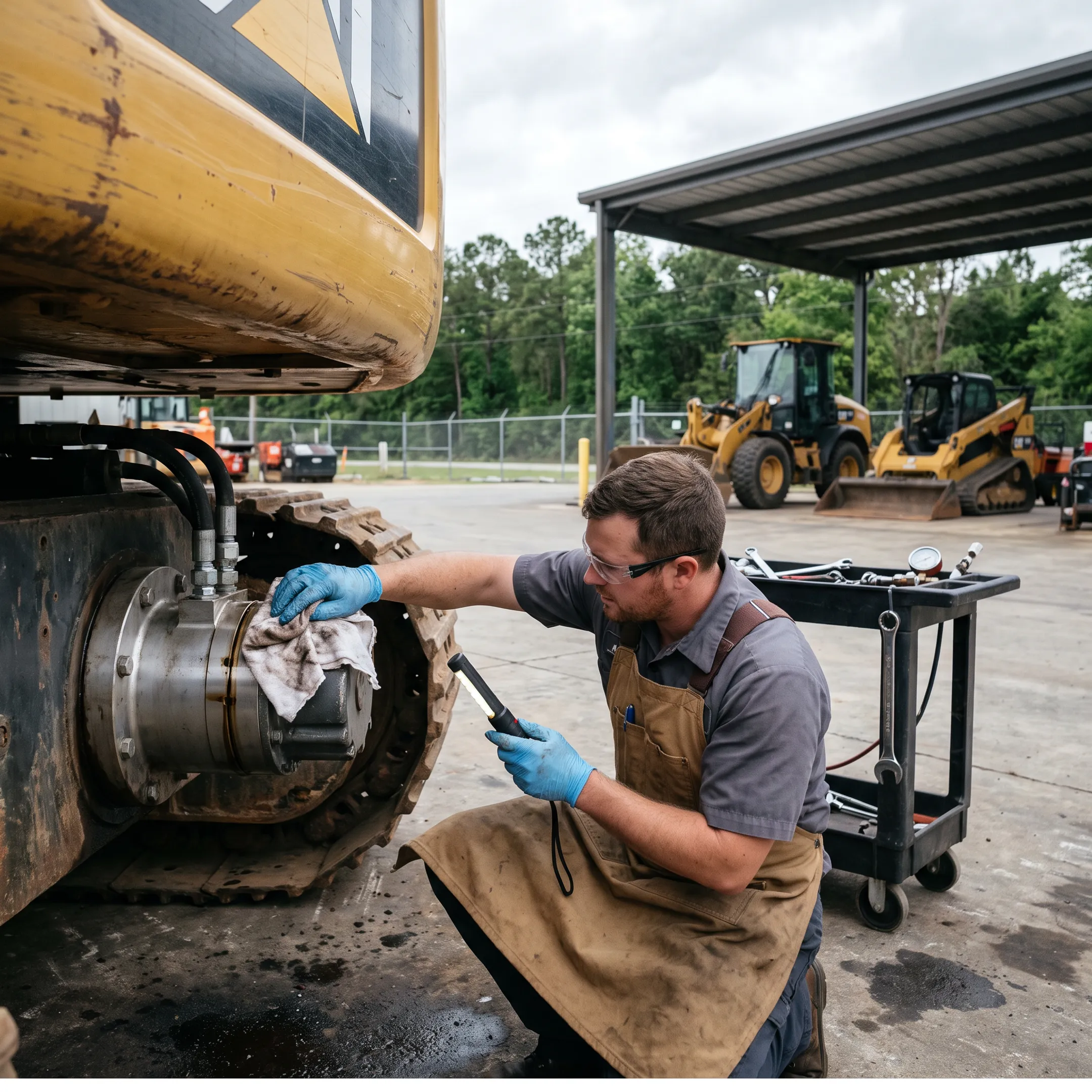 Rental fleet equipment inspection