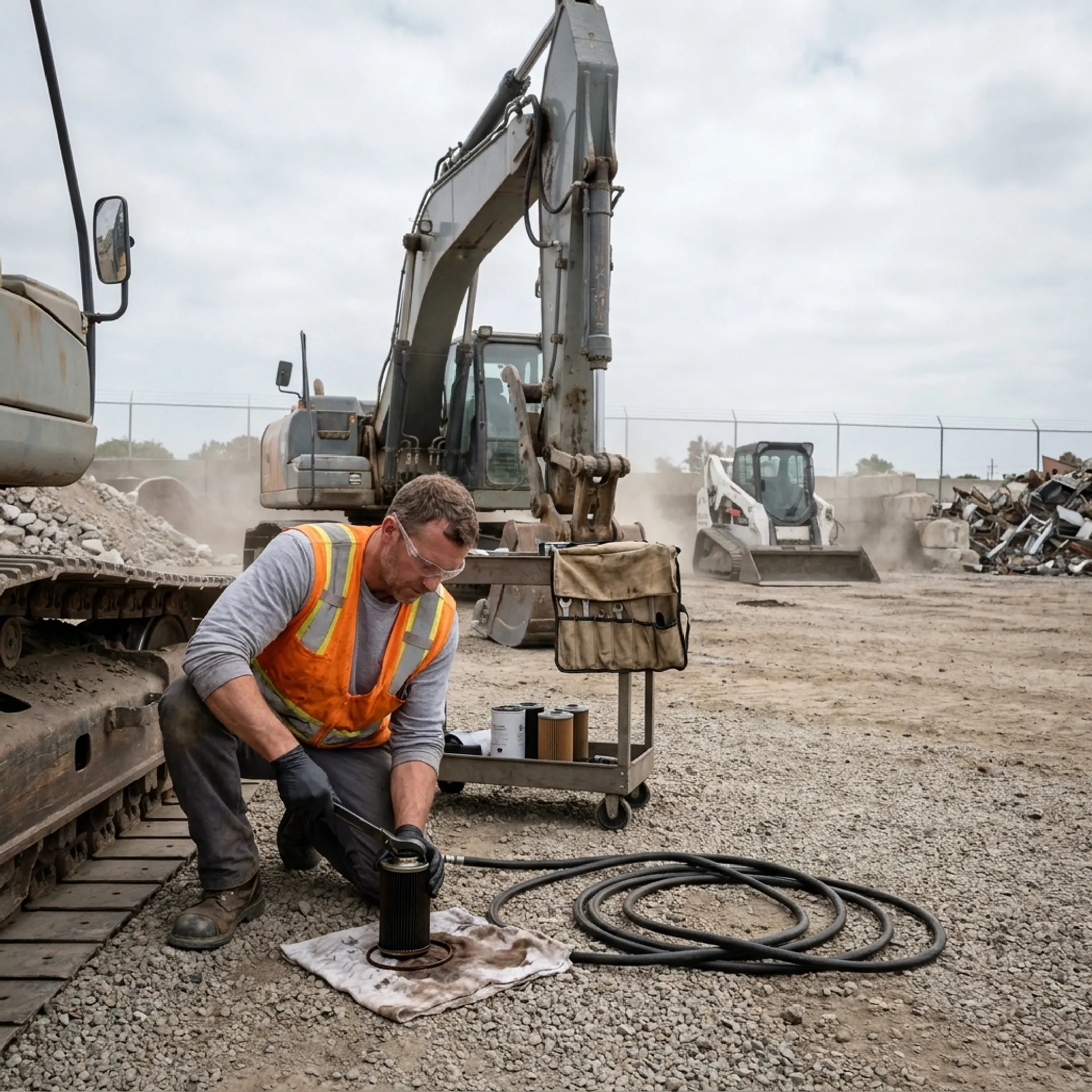 Demolition quarry and recycling equipment