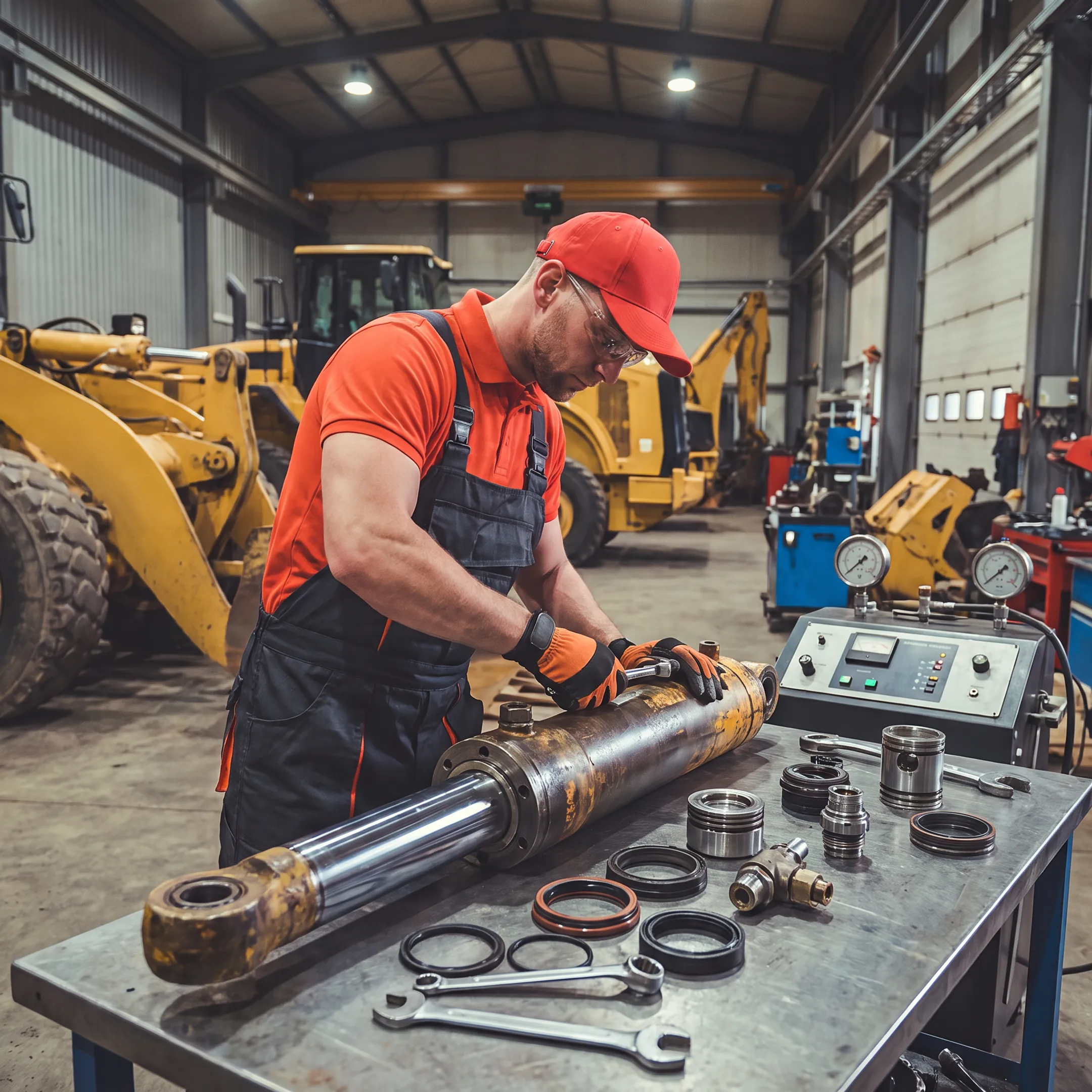 Hydraulic Cylinder Repair for Shipped-In Equipment