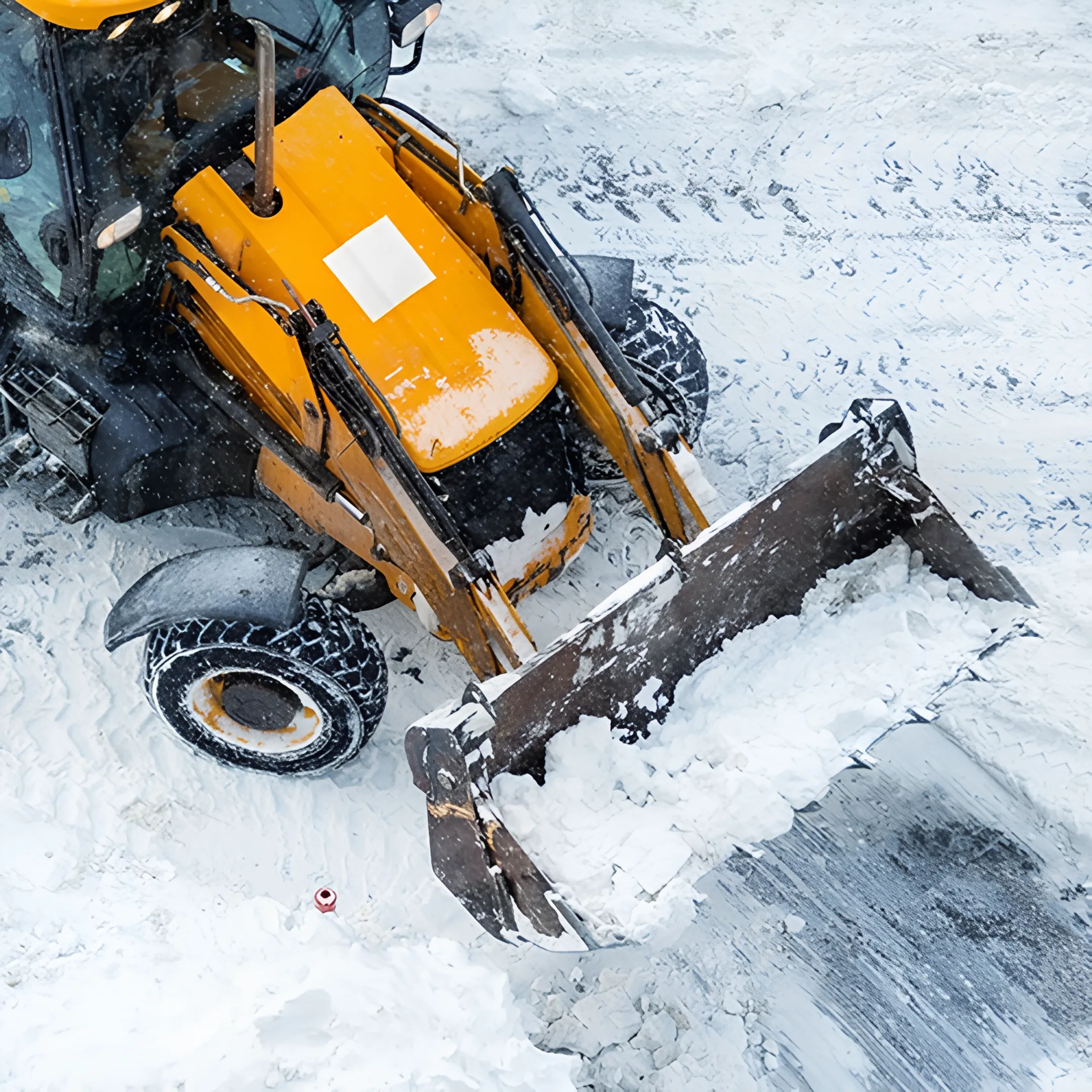 Municipal public works wheel loader