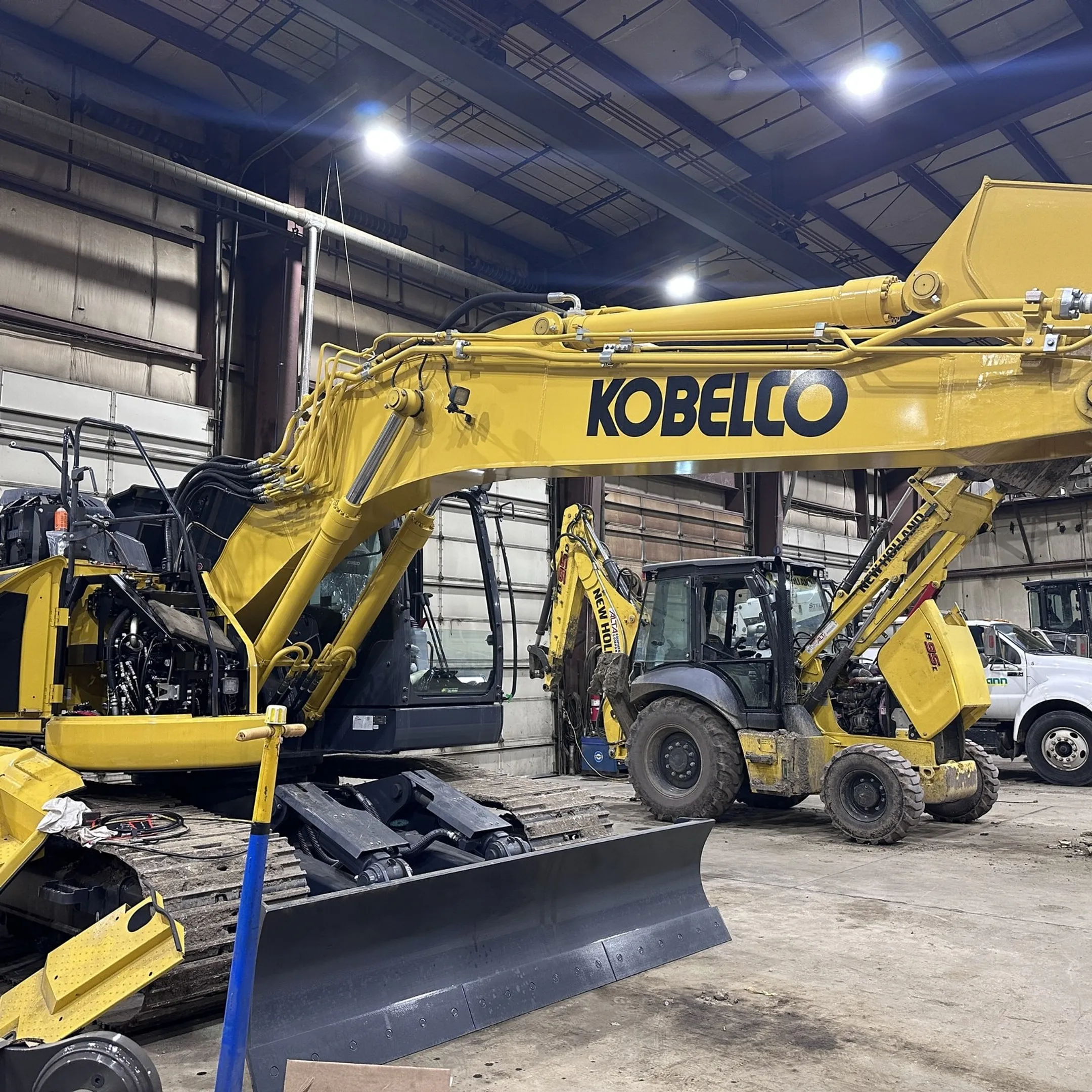 McCann technician servicing a dozer hydraulic system