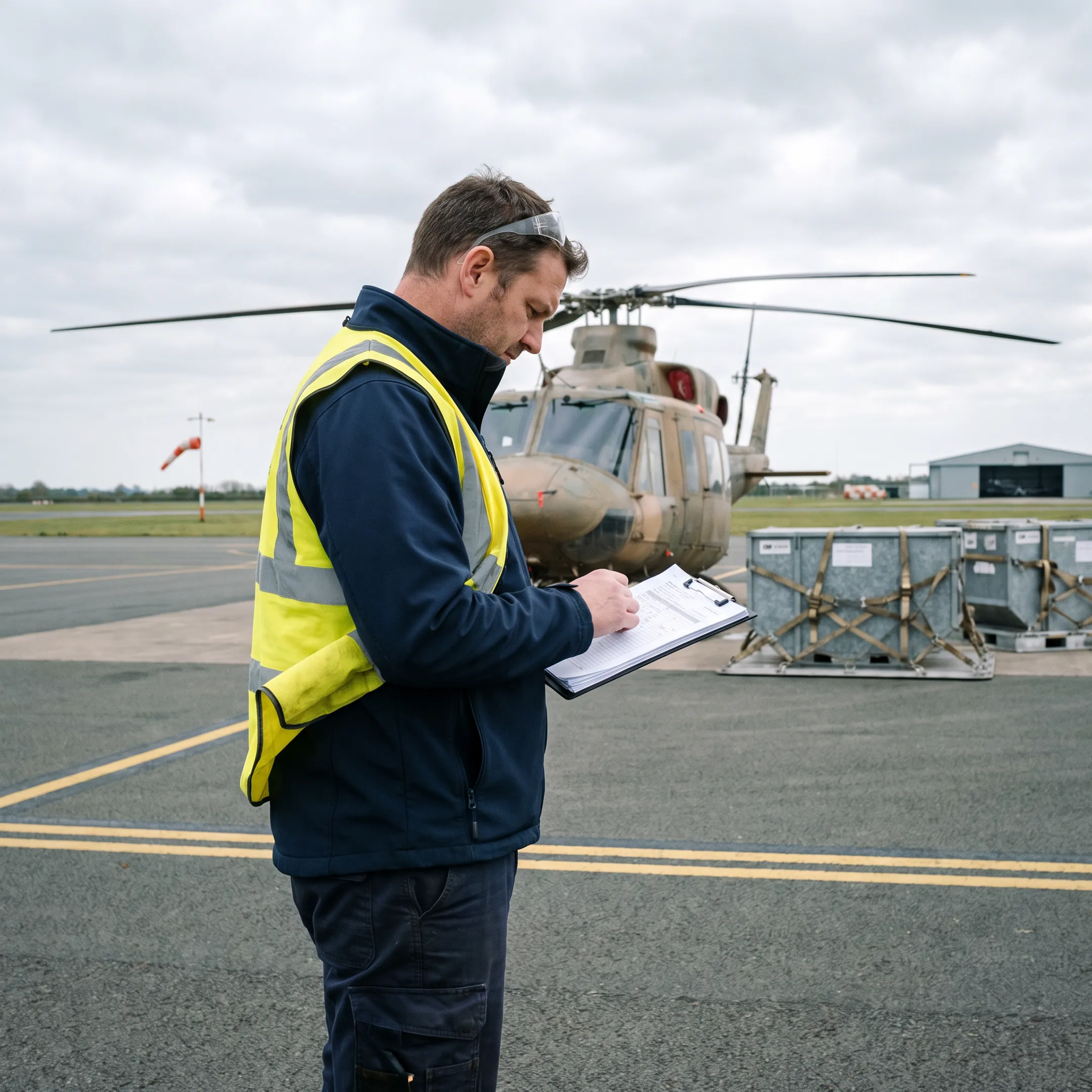 Logistics coordinator planning an urgent air cargo shipment