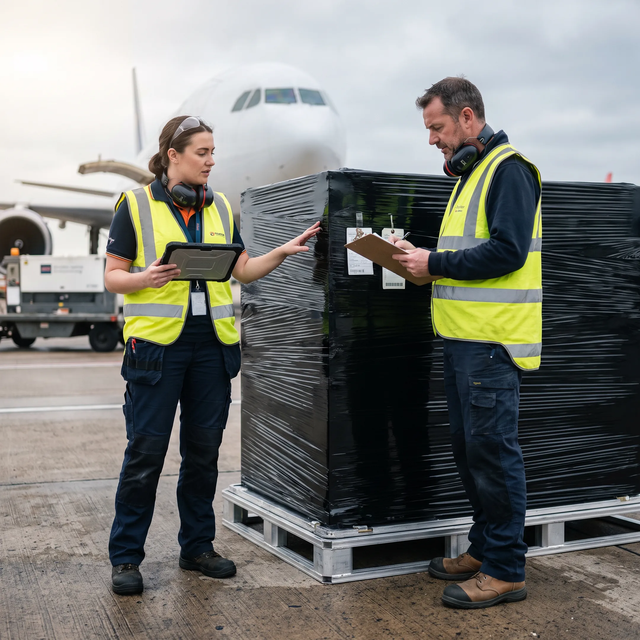 Team coordinating urgent data center cargo