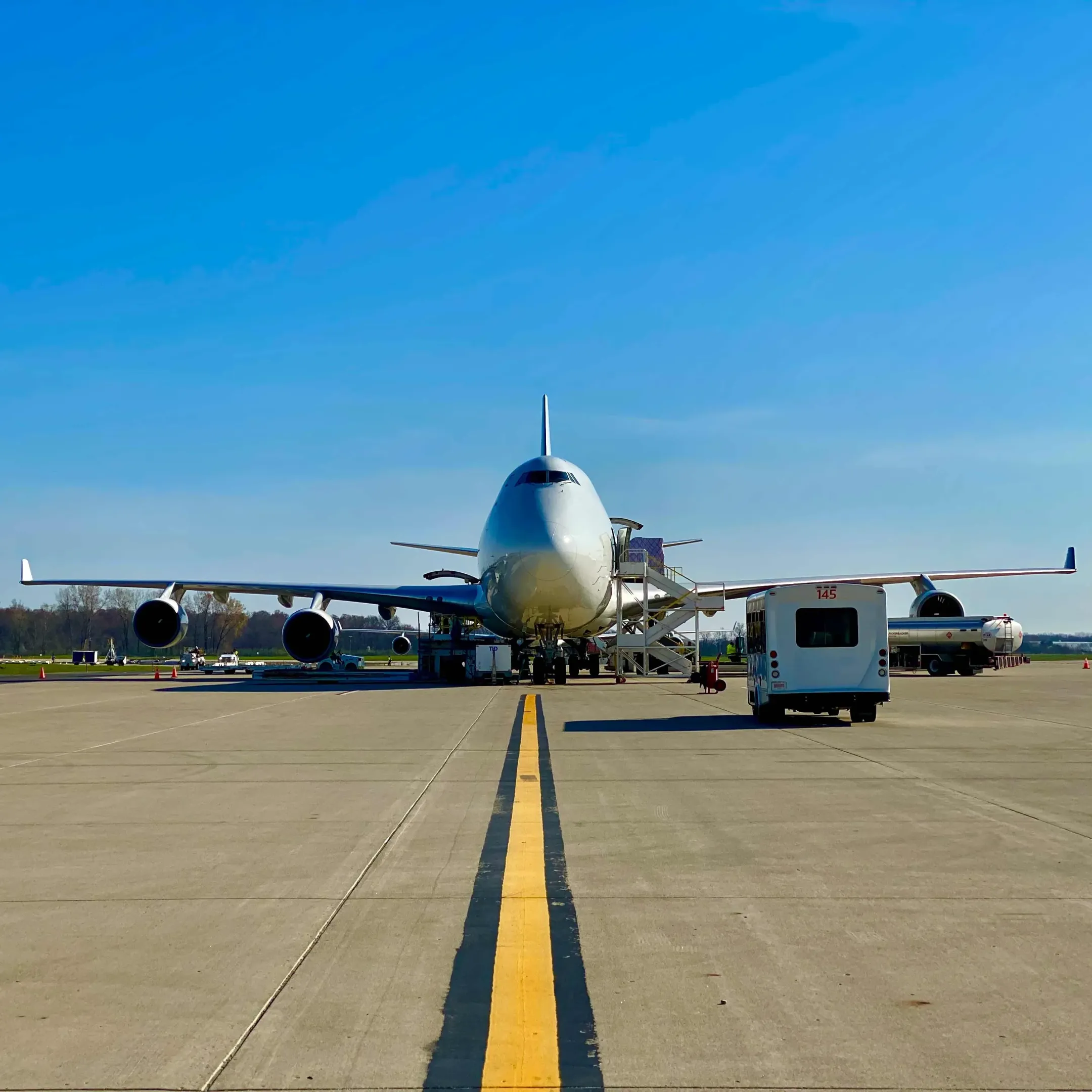 Logistics coordinator planning an urgent air freight move