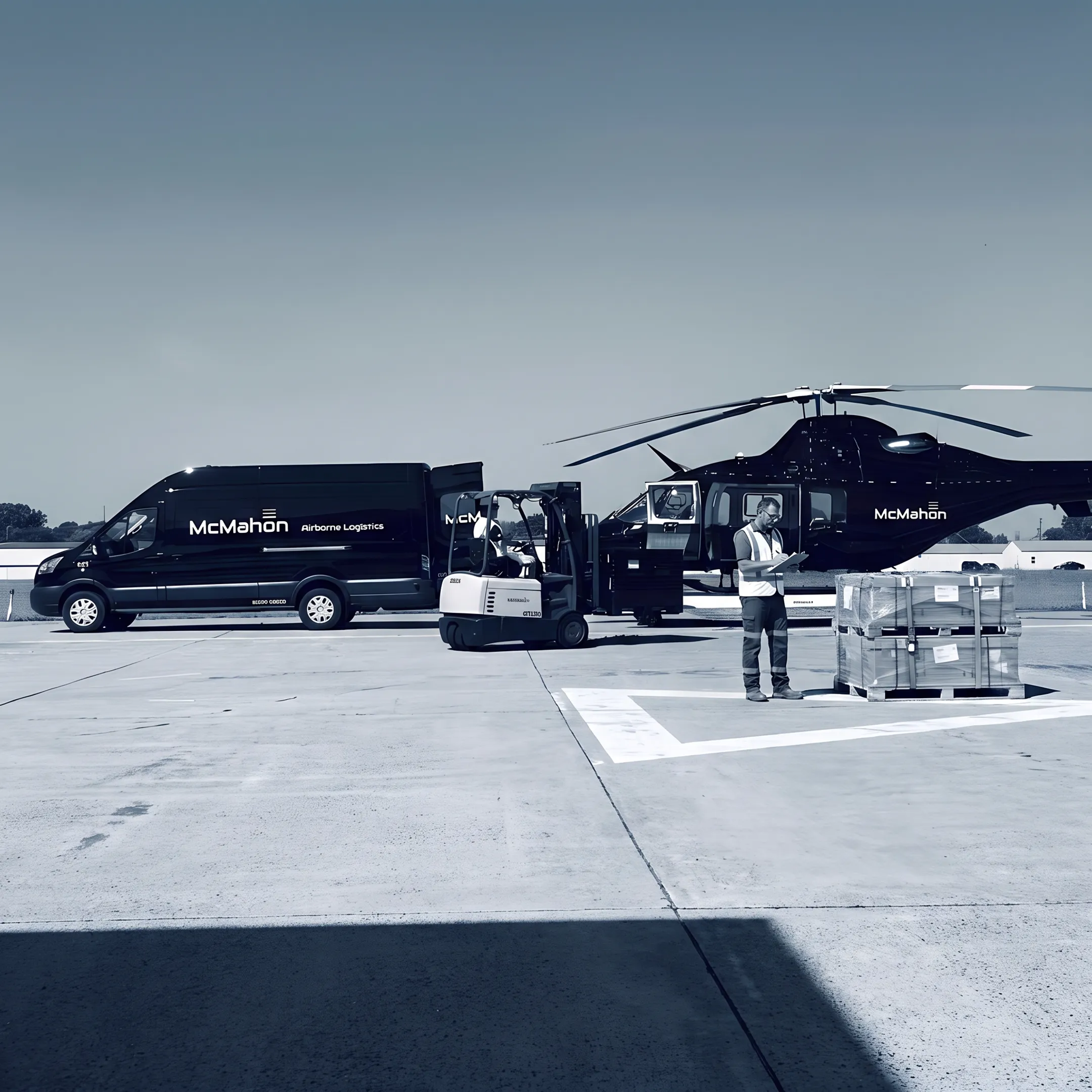 Logistics coordinator planning an urgent airfreight shipment
