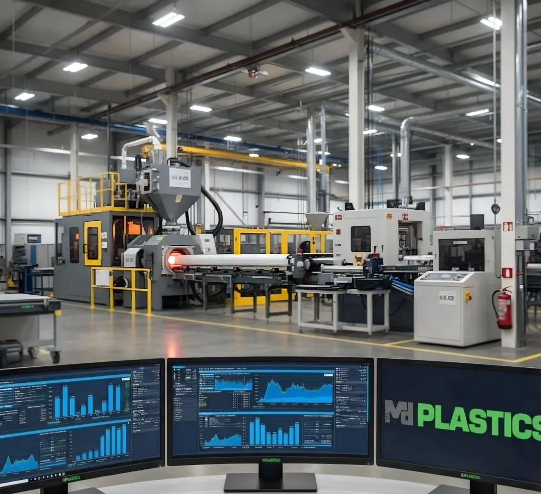 Extrusion manufacturing facility with advanced software monitoring systems