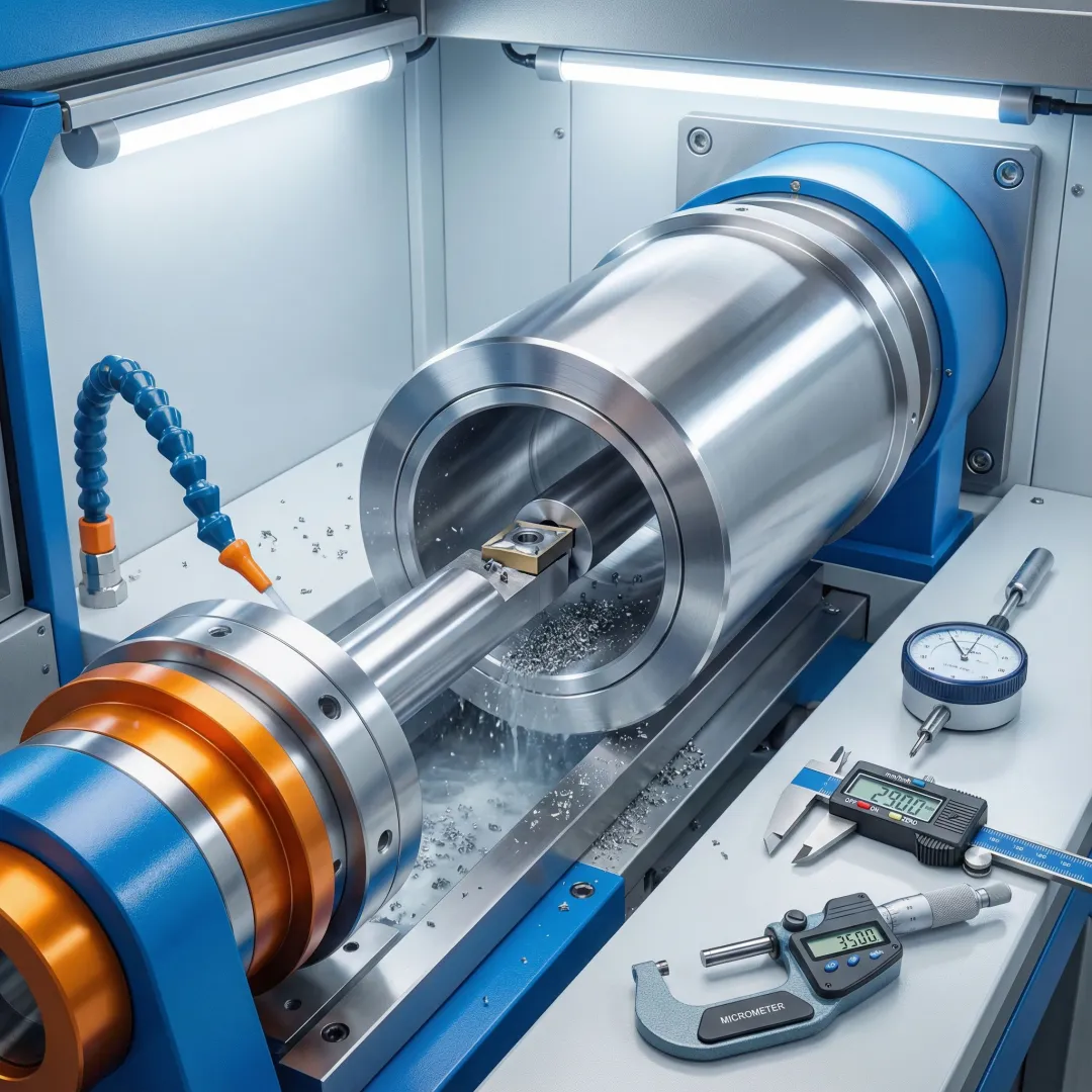 Precision machining of extrusion barrel interior surface