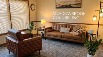 Meadowbrook Counseling therapist office setting for anxiety treatment sessions
