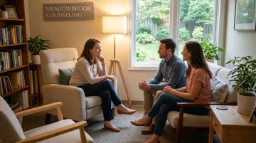 Meadowbrook Counseling therapist leading a couples therapy session