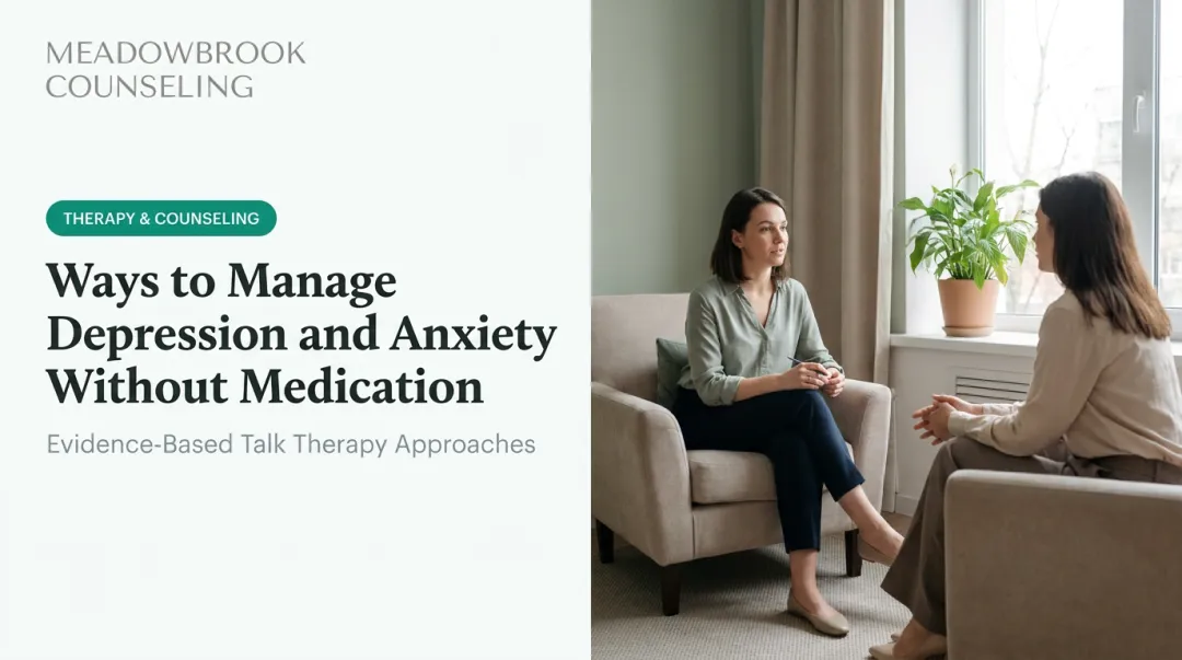 Ways to Manage Depression and Anxiety Without Medication