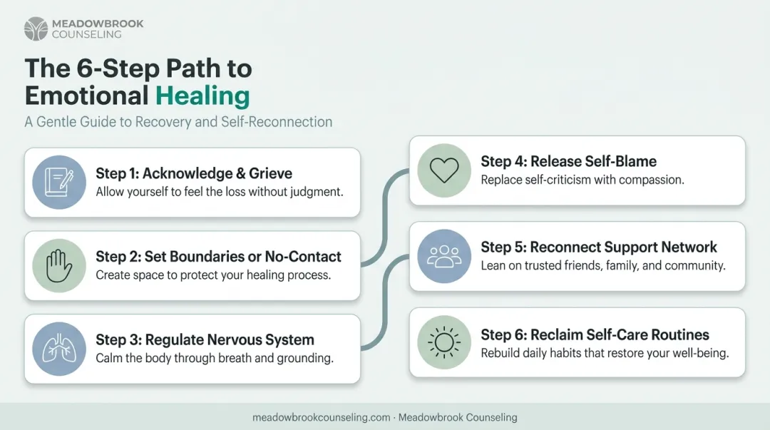Six-step process for healing after a toxic relationship
