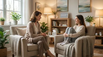 Meadowbrook Counseling therapist supporting client during eating disorder therapy session