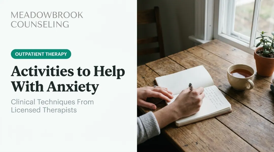 Activities to Help With Anxiety