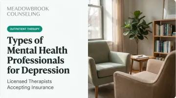 Types of Mental Health Professionals for Depression