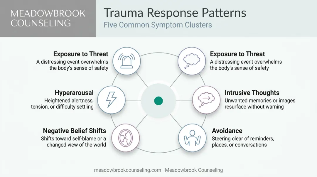 Five PTSD-like symptom patterns of betrayal trauma clinicians identify