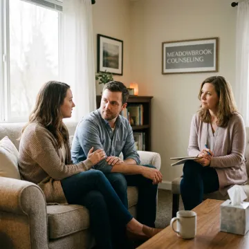 Couples therapy session in West Seattle