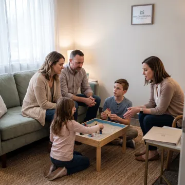 Family therapy session in Seattle