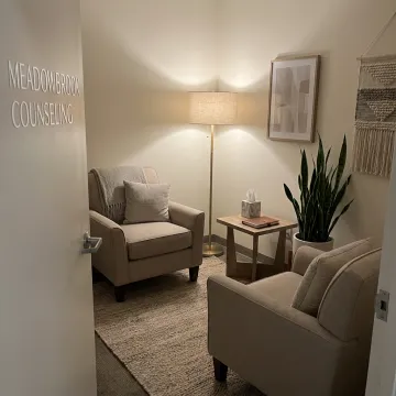 Comfortable therapy office for OCD and anxiety treatment