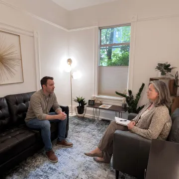 Individual relationship counseling session